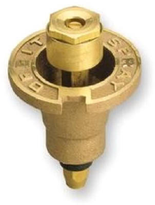 Underground Sprinkler Pop-Up Head, Brass, Half-Circle