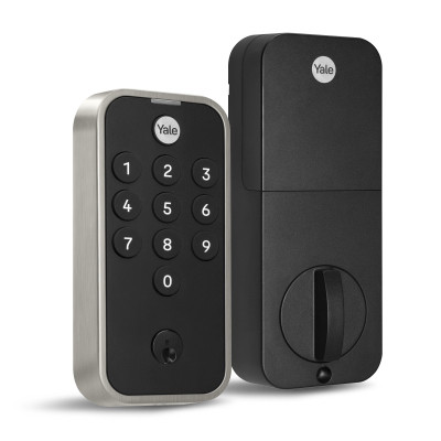 Code Satin Nickel Keypad Deadbolt, Non-Connected, For Key-Free Code Entry