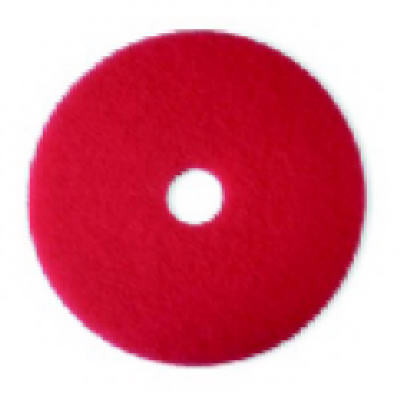 Buffer Floor Pad, 5100, Red, 20 In. (5 pieces)