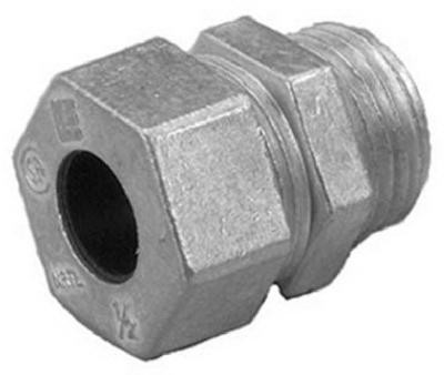 Straight Cord Grip Connector, Gland Type, 3/4-In., 2-Pk.