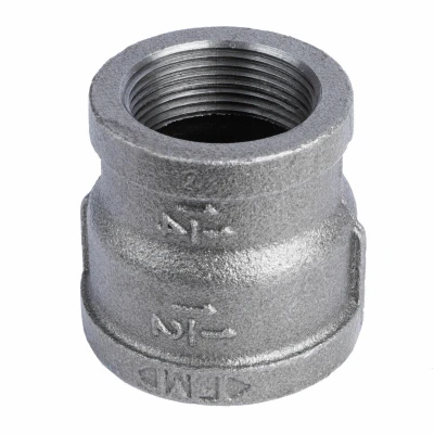 1-1/2 x 1-1/4 In. Black Pipe Reducing Coupling