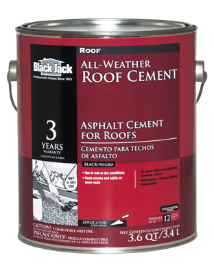 All-Weather Roof Cement, 3.6-Qt. (6 pieces)