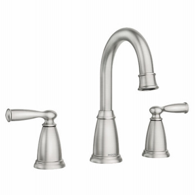 Banbury 2-Handle Widespread High-Arc Bathroom Faucet, Spot-Resistant Brushed Nickel