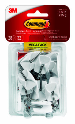 Wire Hooks, Small, 28-Pk.