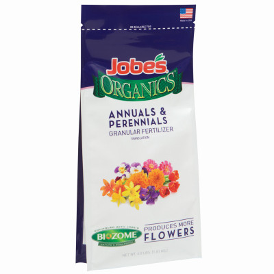 Organics Annual & Perennials Granular Fertilizer With Biozome, 3-5-4, 4 Lbs.