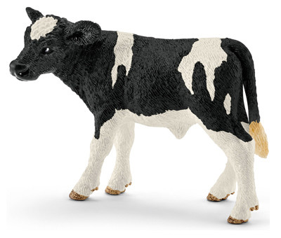 Black & White Holstein Calf Toy Animal Figure, Ages 3 & Up (5 pieces)