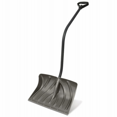 18 In. Poly Snow Shovel/Pusher With Ergo S-Handle