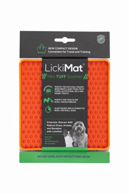 Mini Tuff Soother Dog Feeder, Orange