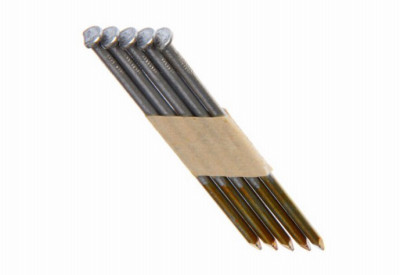 Collated Framing Stick Nails, Paper Tape, Clipped Head, 30 Degree, 2-3/8 x .113 In., 2500-Pk.