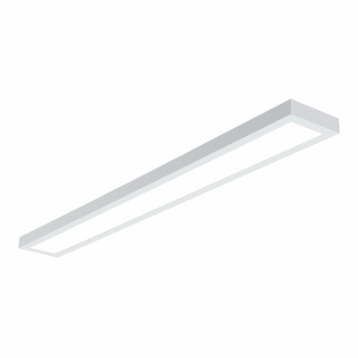 Troffer Light Fixture, Lumen & Color Selectable, 4 x 6 Ft.