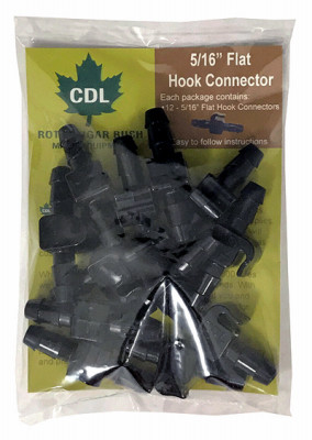 Maple Sap Flat Connector, 5/16-In., 12-Pk.