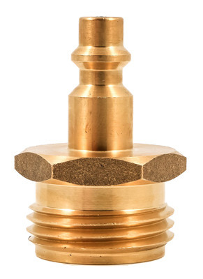 Quick Connect RV Blow Out Plug, Brass