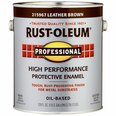 Professional Enamel, Gloss Leather Brown, 1-Gallon (2 pieces)