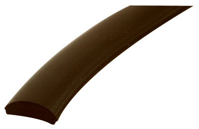 Screen Spline, Flat, Black Vinyl, 25 Ft.