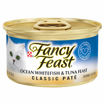 Classic Whitefish & Tuna Canned Cat Food, 3 oz.