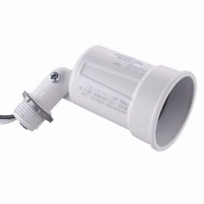 Weatherproof Lampholder for Par 38 Lamps, White