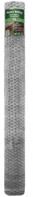 Galvanized Poultry Netting, 1-In. Mesh, 72-In. x 150-Ft.