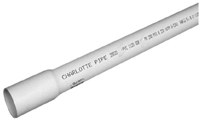 SDR 26 PVC Pressure Pipe, 1-1/2 In. x 20 Ft.