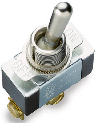 Toggle Switch, Single-Pole/Single-Throw,  20A/125V, 3/4-HP