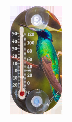 Outdoor Hummingbird Thermometer, 3.5 In.