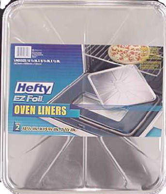 EZ Foil Oven Liner, Aluminum, 2-Pk. (12 pieces)
