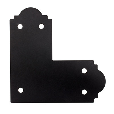 Outdoor Accents L Strap, ZMAX Coated, Galvanized Steel, 6 x 6 In.