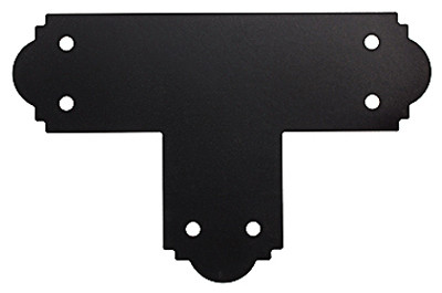 Outdoor Accents T Strap, ZMAX Coated, Galvanized Steel, 6 x 6 In.