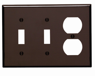 BRN 2TOG/OUT WALL PLATE