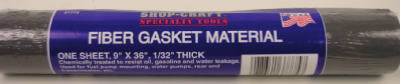 Gasket Material, Fibre, 1/32 x 9 x 36 In.