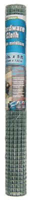 Galvanized Metal Hardware Cloth Fence, 1/2 In. Mesh, 19-Ga., 24 In. x 5 Ft.