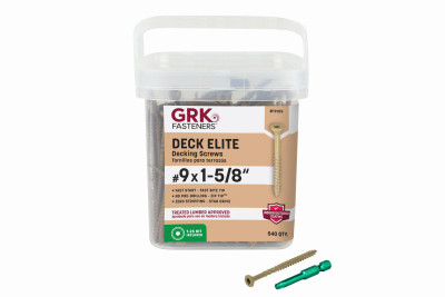 GRK DECK ELITE #9 x 1-5/8" 540-Ct.