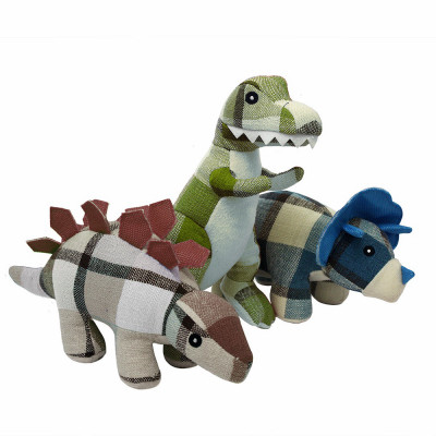 Dog Toy, Plaidosaurus, 9.5-In. (3 pieces)