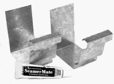 Gutter Seamer With Seamermate, Mill Finish Galvanized Steel, 2-Pk.