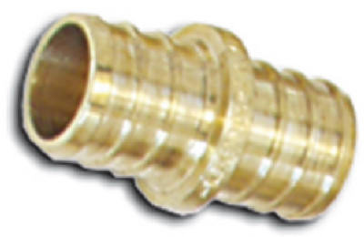 Insert Pipe Coupling, Lead Free, 1/2 In. Brass Barb