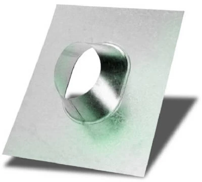 Gas Vent Adjustable Flashing, Type B, 6/12 Pitch, 3-In.
