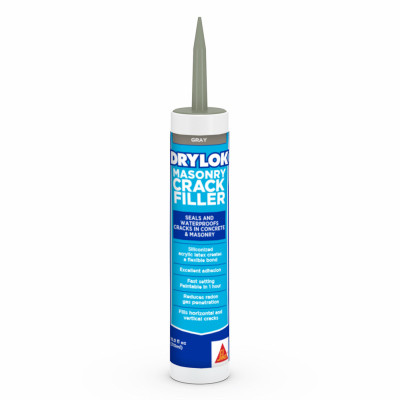 Masonry Crack Filler, Gray, 10.5 oz.