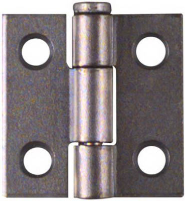 2-Pk., 1 x 1 In. Zinc Light Narrow Light-Duty Hinges