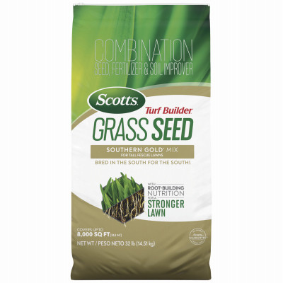 Turf Builder Southern Gold Grass Seed Mix For Tall Fescue Lawns, 32 Lbs., Covers 2,665 Sq. Ft.