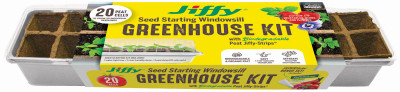 Windowsill Greenhouse, 20 Peat Strips, Tray & Dome