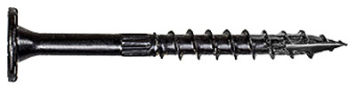 Outdoor Accents Structural Wood Screws, 0.220 x 3-1/2 In., Black, 12-Pk.