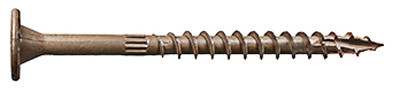 Strong-Drive SDWS Timber Screw, 0.220 x 4 In., Double Barrier Coating, 12-Pk.