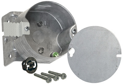 Octagon Electrical Box, FA Bracket, 4 x 2-1/8 In. Deep