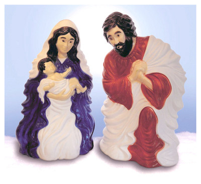 Christmas Decoration, Nativity Set, Plastic, 28 In.