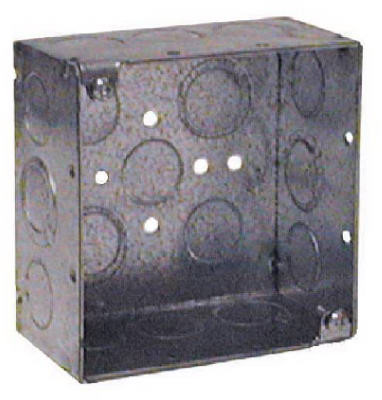 Electrical Box, Welded Corners, 2-1/8 x 4 In. Square