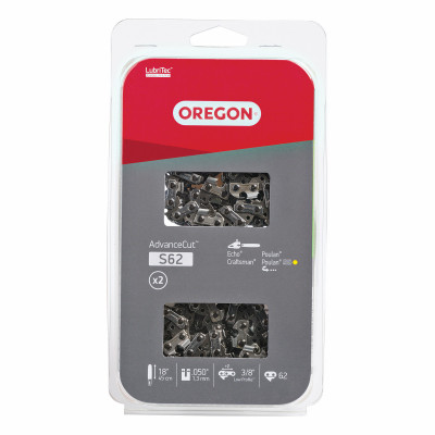 Chainsaw Chain, 91VG, Low Profile Xtraguard Premium C-Loop, 18 In., 2-Pk.