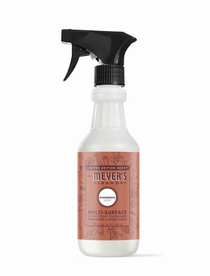 Holiday Multi Surface Cleaner, Gingerbread Scent, 16 oz. Spray