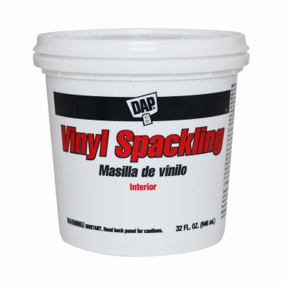 Vinyl Spackling Paste, Qt.