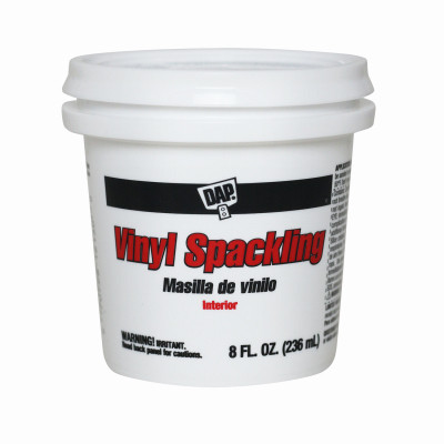 Vinyl Spackling Paste, 1/2-Pint