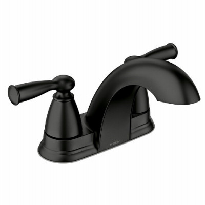 Banbury 2-Handle, Low-Arc Bathroom Faucet, Matte Black