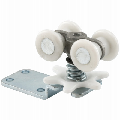 Pocket Door Roller Assembly with Four Wheel